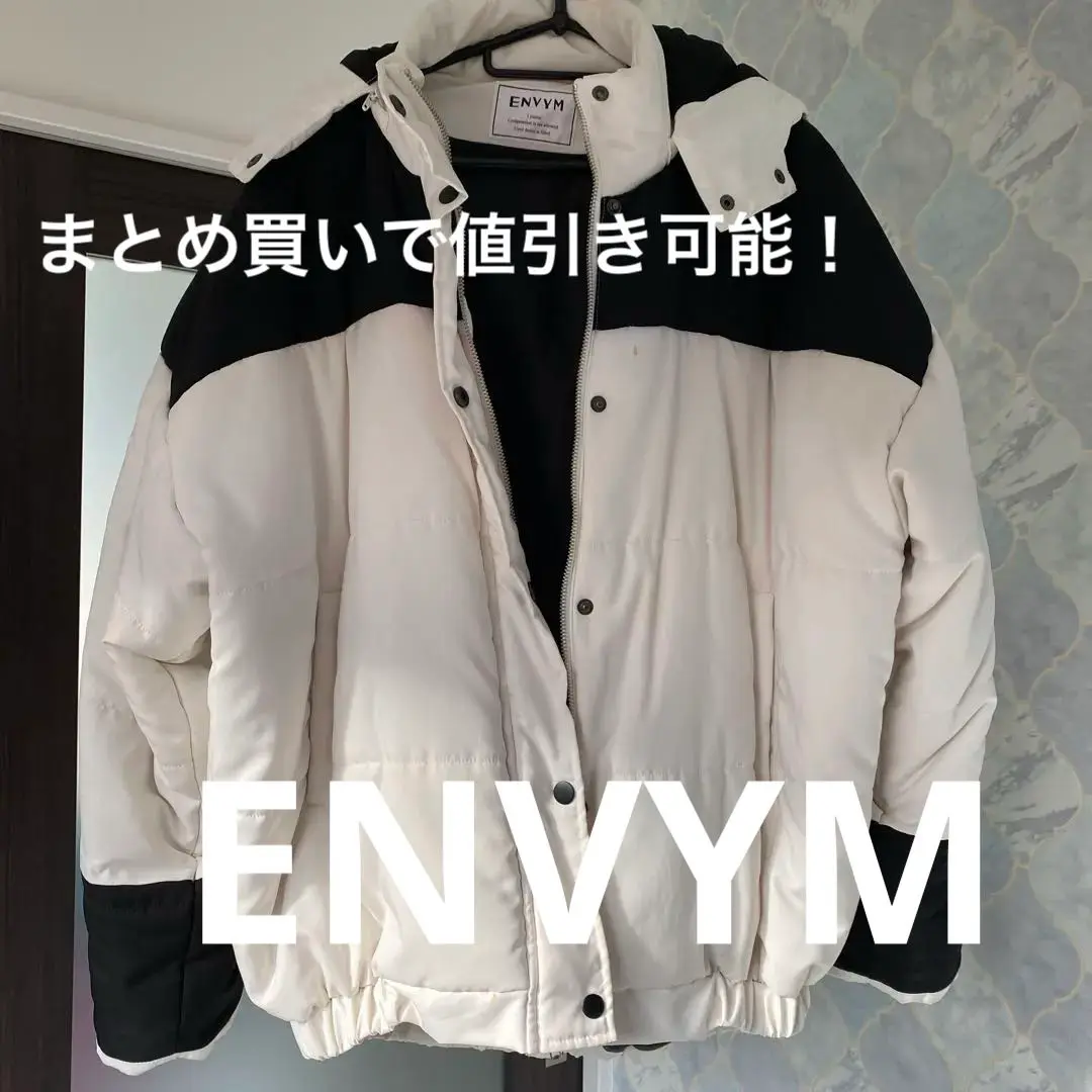 タグ付き未使用❤︎ ENVYM アンビー　中綿ジャケット　袖合皮 タグ付き未使用❤︎ ENVYM アンビー中綿ジャケット袖合皮