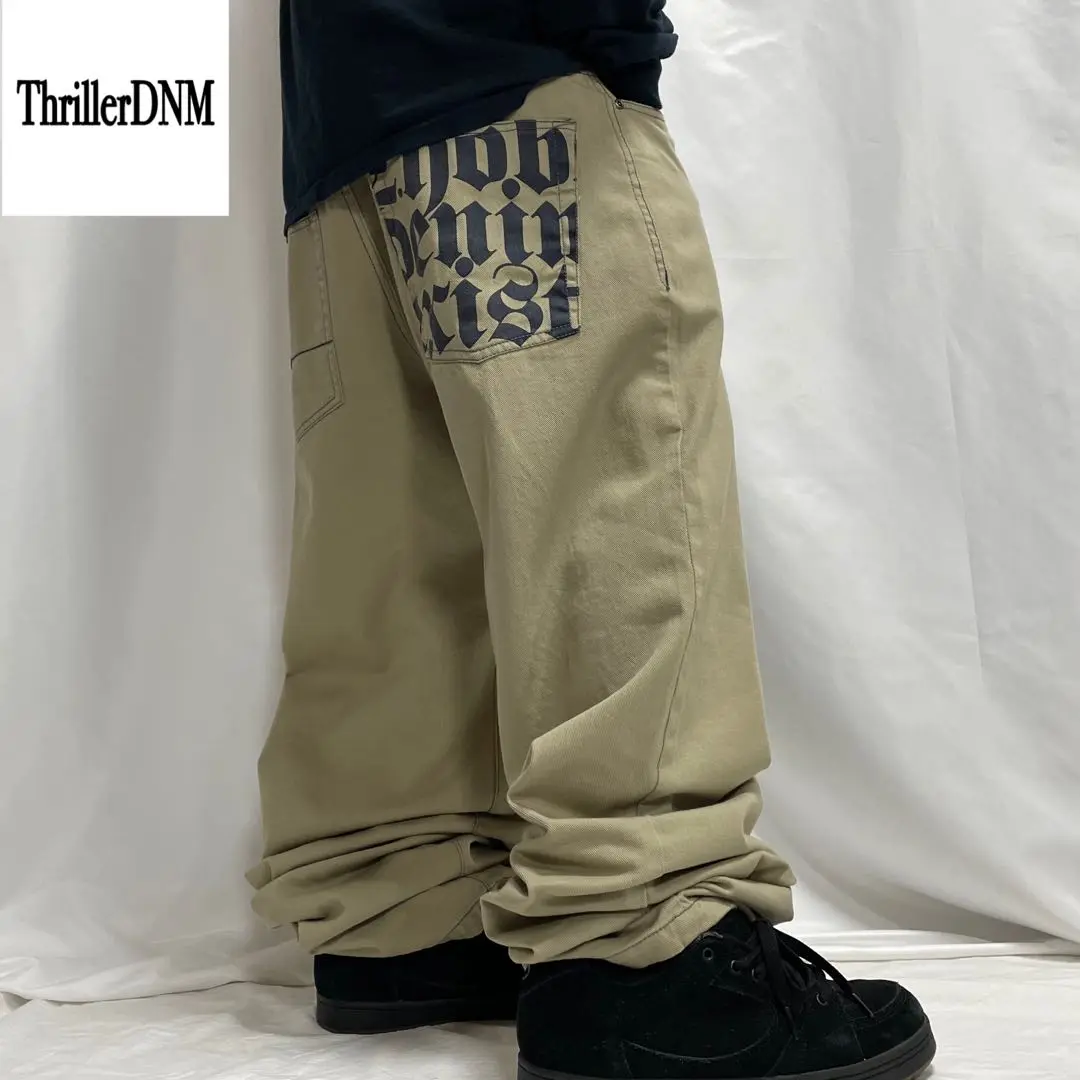 Thumbnail of 90s Thriller Chino Pants Wide Baggy Pants Extremely Wide B-boy y2k