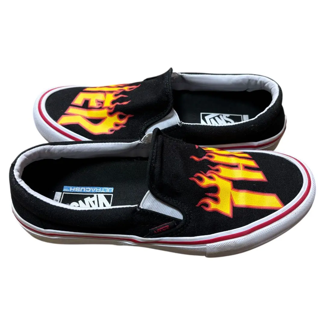 未使用品 VANS✕THRASHER SLIP-ON PRO スリッポンプロ ajito VANS × THRASHER バンズ スラッシャー SLIP-ON PRO