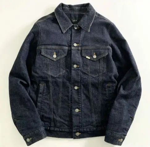 入手困難✨ AKM エイケイエム デニムジャケット Mサイズ インディゴブルー AKM(エイケイエム)×Wrangler STRETCH WR DENIM 24MJZ ブルゾン