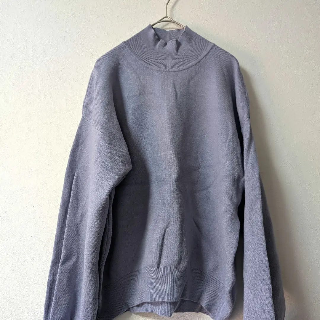 Thumbnail of GU Sweat-like High Neck Sweater Knit