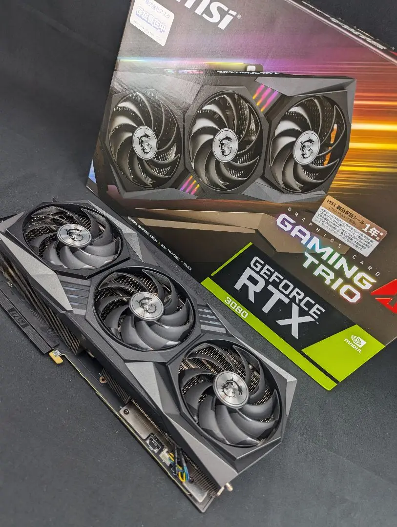 MSI  RTX3080 GAMING X TRIO 10G【中古】 中古】MSI GeForce RTX 3080 GAMING X TRIO 10G RTX3080/10GB