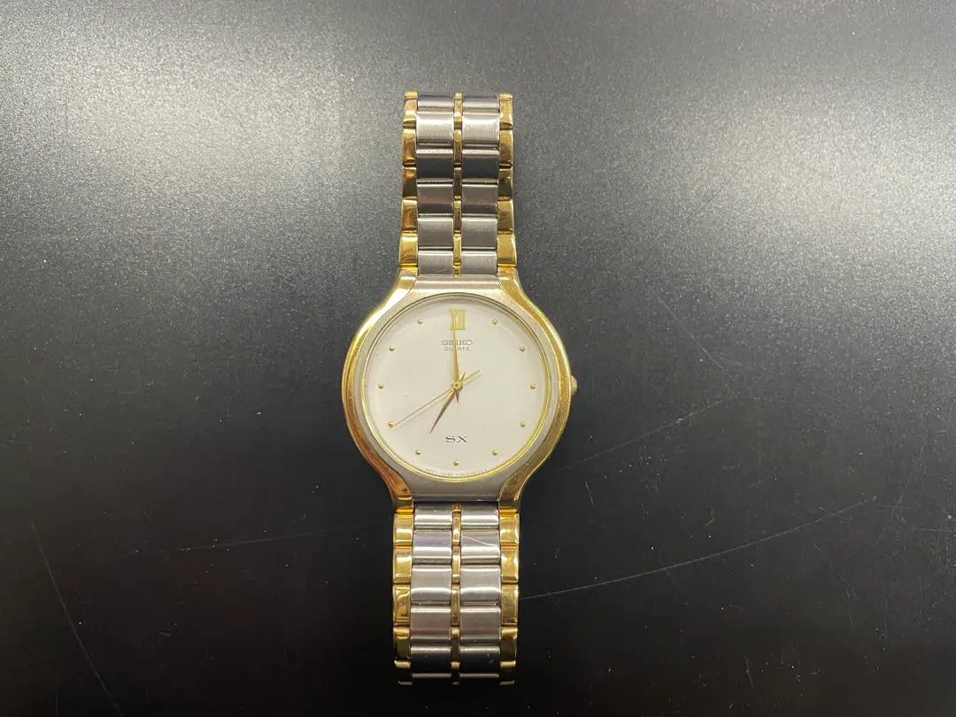 【稼動品レア】SEIKO SX レディース腕時計　クォーツ　ゴールドカラー 稼働品レア】SEIKO レディース腕時計 クォーツ ゴールドカラー