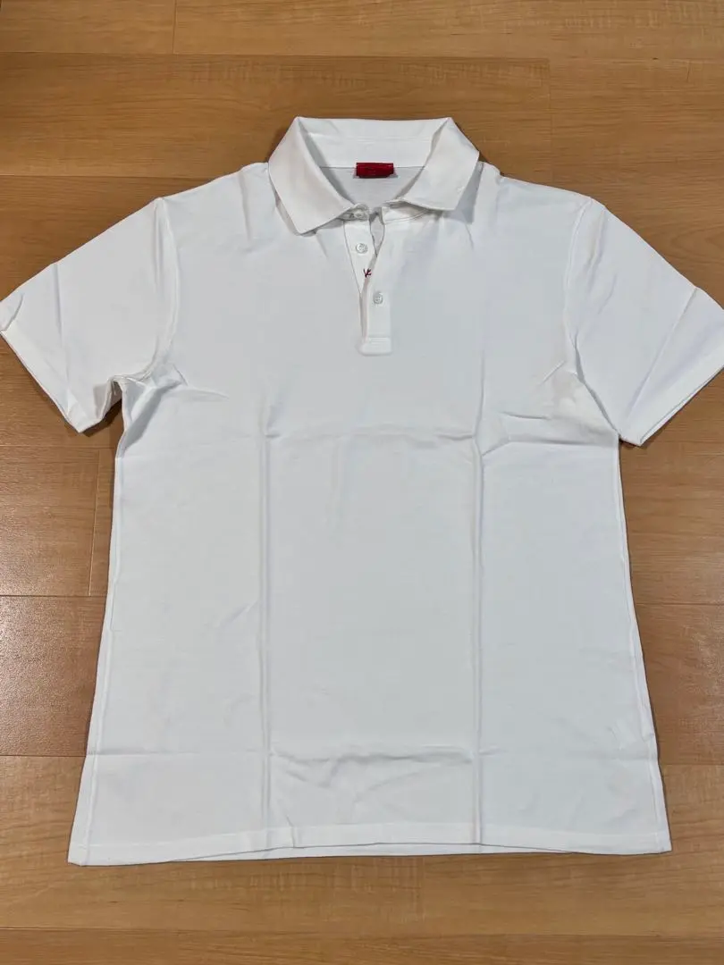 イザイア　ポロシャツ　白 送料無料】 イザイア メンズ ポロシャツ トップス Polo shirt White