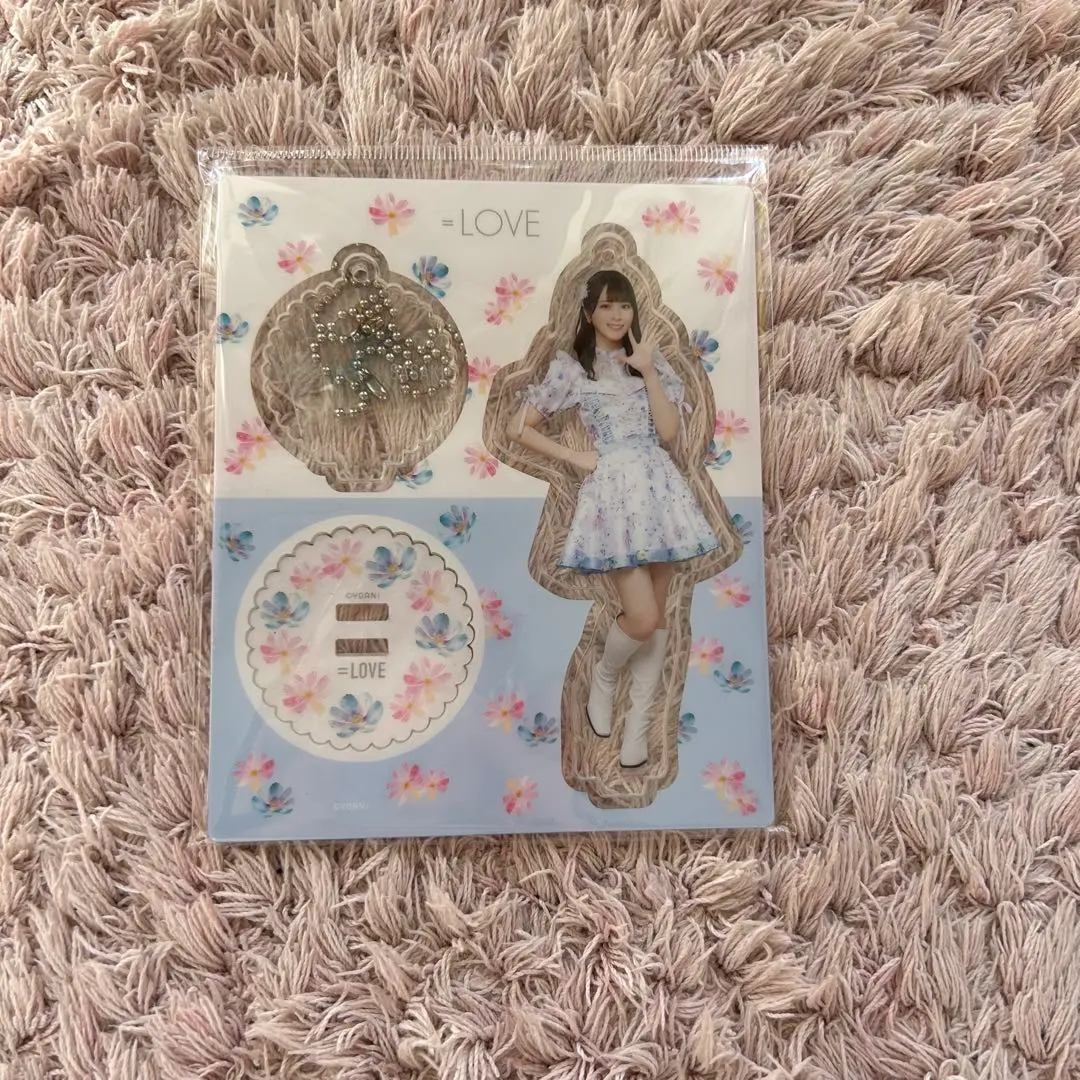 ＝LOVE イコラブ 佐佐木舞香 壓克力立牌 アクスタ 6周年服裝 花紋 的縮圖