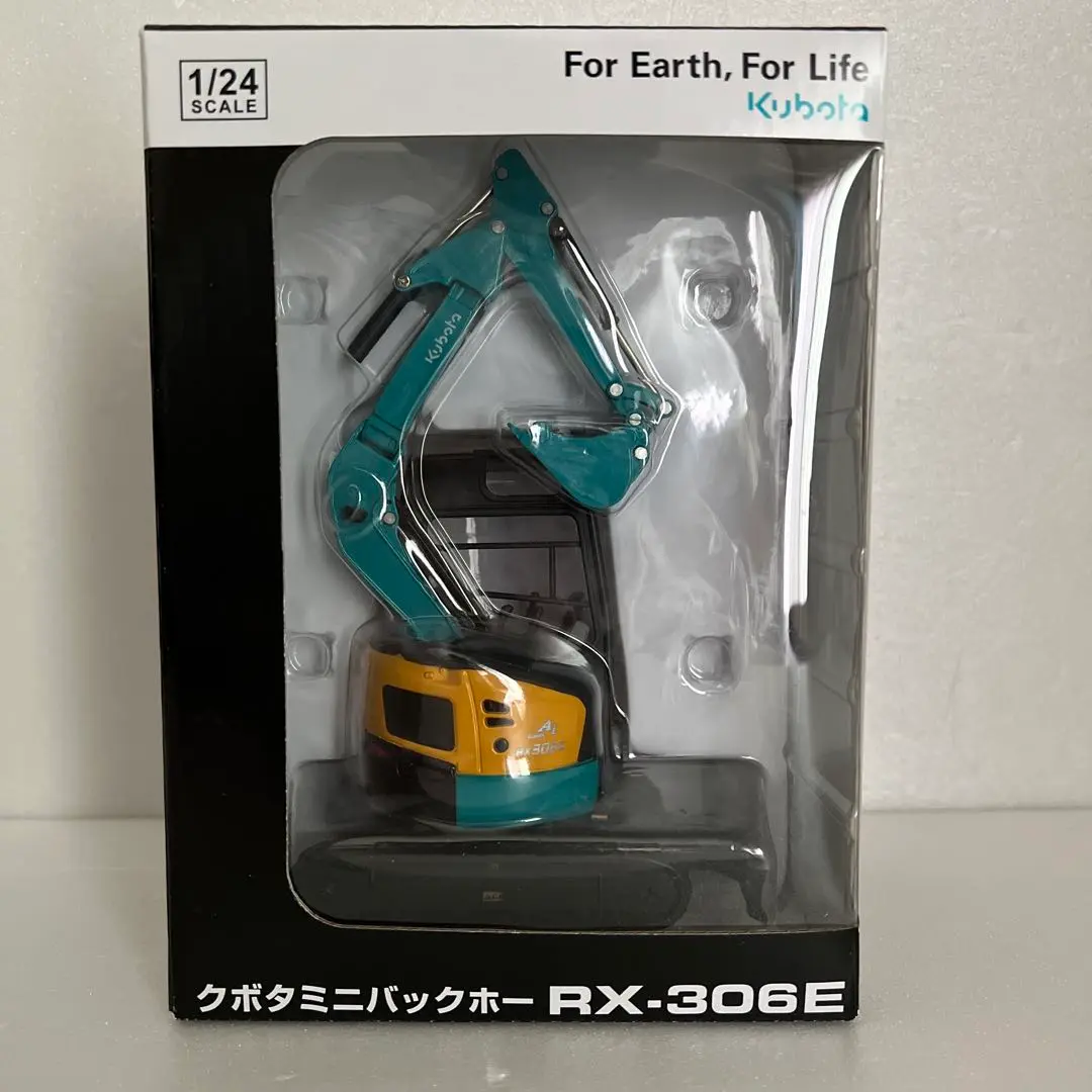 【新品未開封】クボタ建機 ミニバックホー RX-306E ミニカー Amazon.co.jp: クボタ建機 ミニチュア RX‐306 超小旋回 3t級