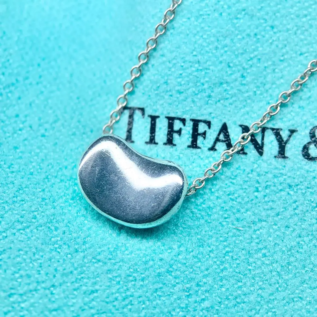 良品】Tiffany ティファニー ビーンズ ネックレス ミニ シルバー