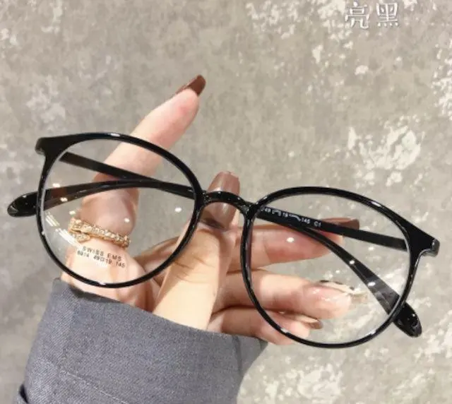 Thumbnail of w19 ○ New Black Men's Women's Eyeglasses Simple Glasses Unisex 90