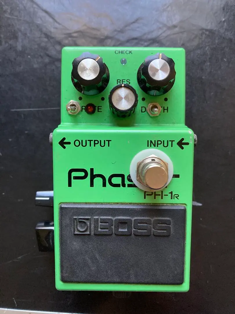 BOSS PH-1R フェイザー 1983年日本製 Boss PH-1R Phaser (Black Label) Japan 1981 - Green - Vintage