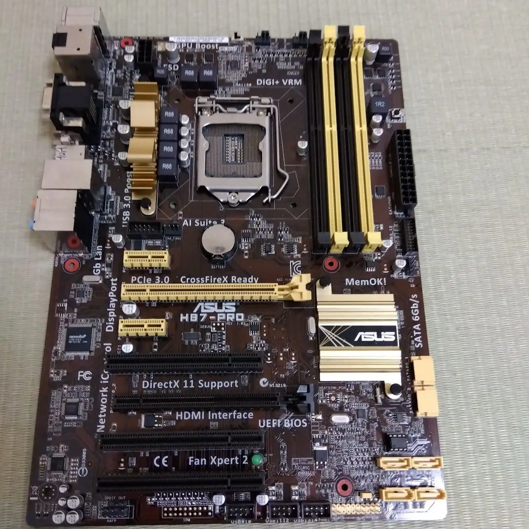 i7 4770  H87-PROマザボ  メモリ16GB 電源CPUクーラー マザーボードセット i7 4770/H87-PRO/16G/#0C6（| ASUSTeK Intel