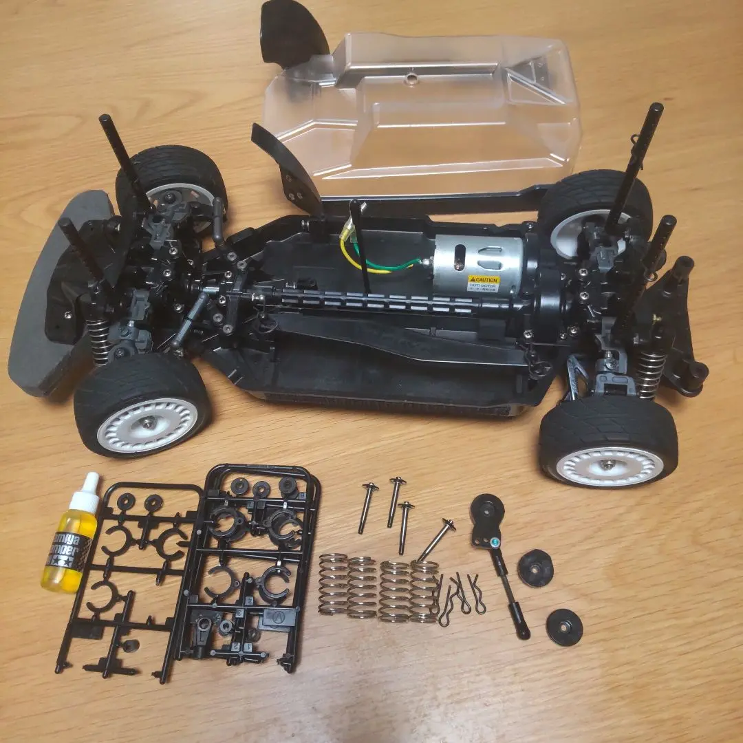 タミヤ　TT-02 ラリー使用　シャーシ＋ボディ　メカ付き　オプション多数　中古 タミヤ 電動RCカーシリーズ 1/10RC 2020 フォード GT Mk II (TT