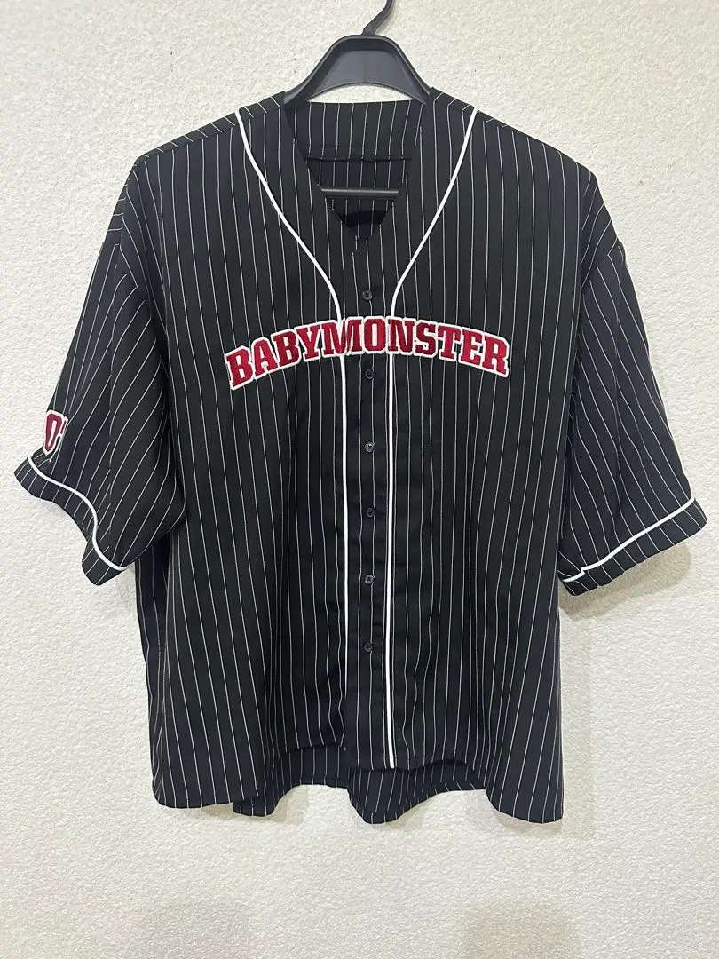 【最安値】 BABYMONSTER ベビモン ベースボールシャツ 半袖シャツ M Amazon.co.jp: babymonster 日本 ペンミ ベビモン ベースボール