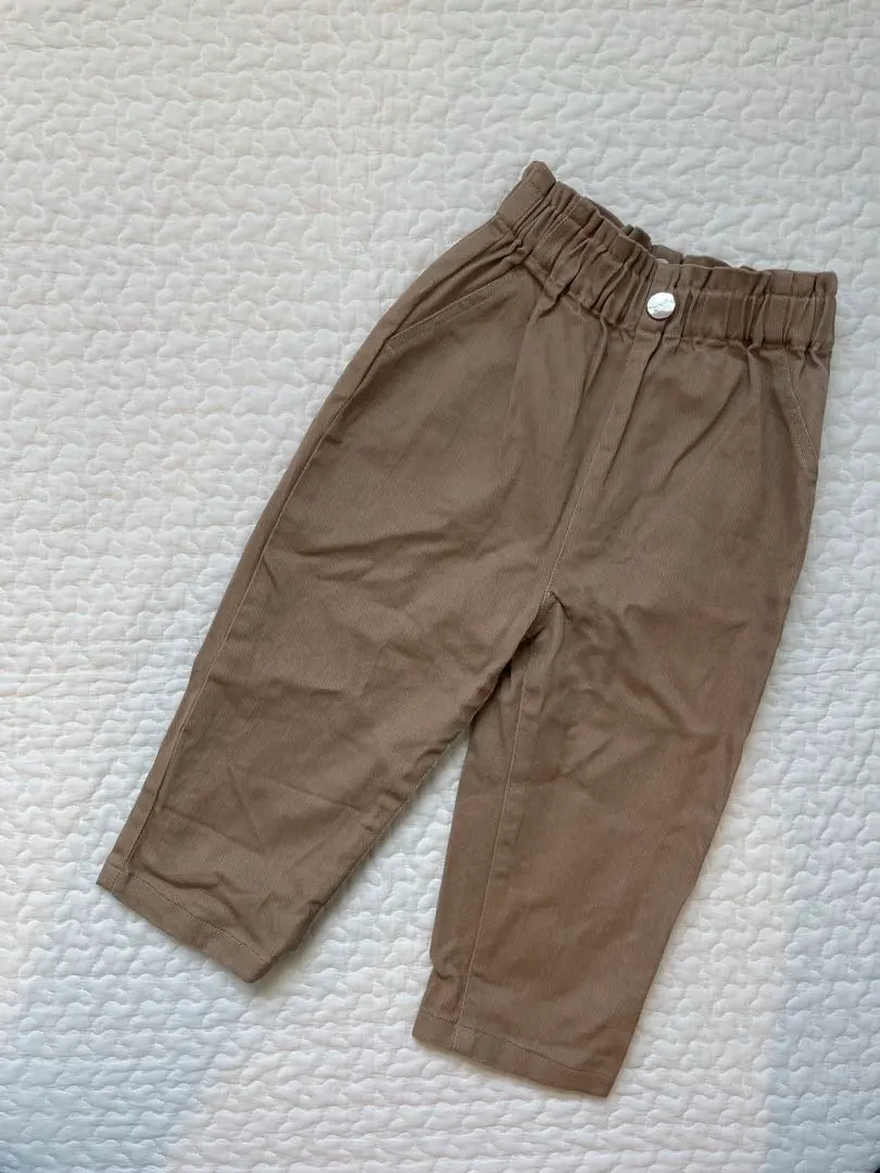 Thumbnail of a.v.v Beige Cotton Long Pants 95cm