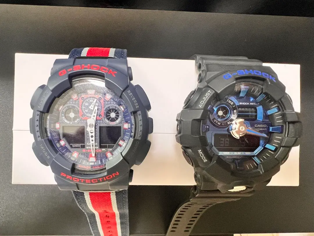 【外装新品に交換済】G-SHOCK GA-110MC-1AJFクレイジーカラーズ GA-110-1AJF | CASIO