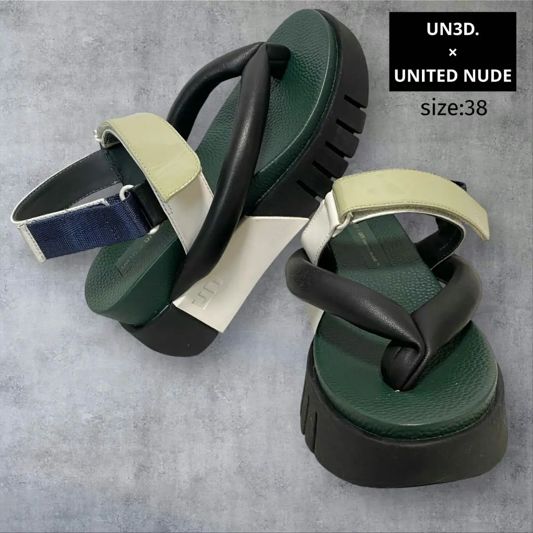 un3d×United nude 厚底トングサンダル サイズ35 UN3D.（アンスリード）の「【UNITED NUDE】Delta Tong Ltd