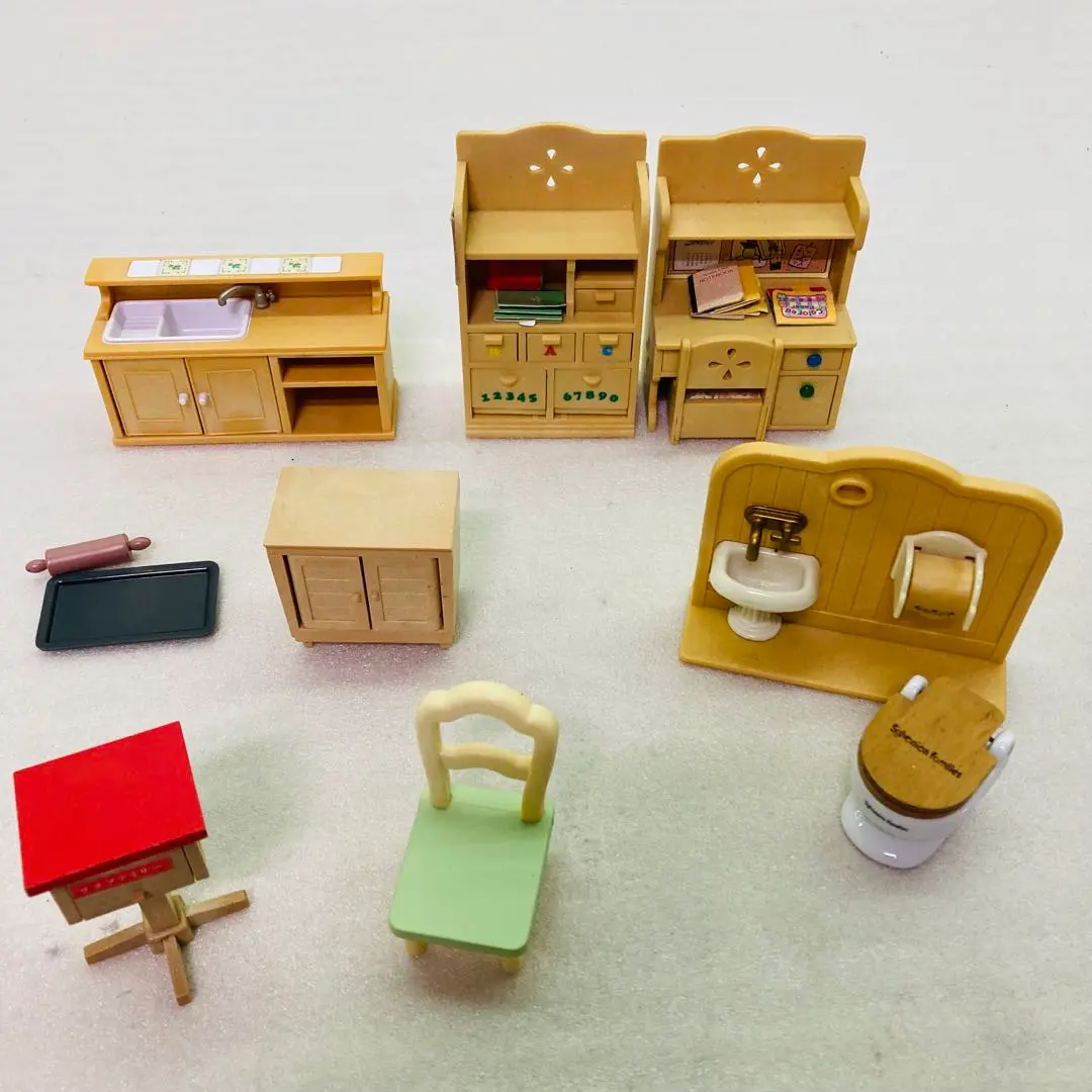 Thumbnail of Sylvanian Families Furniture Set: Interior, Kitchen, Toilet, Mailbox