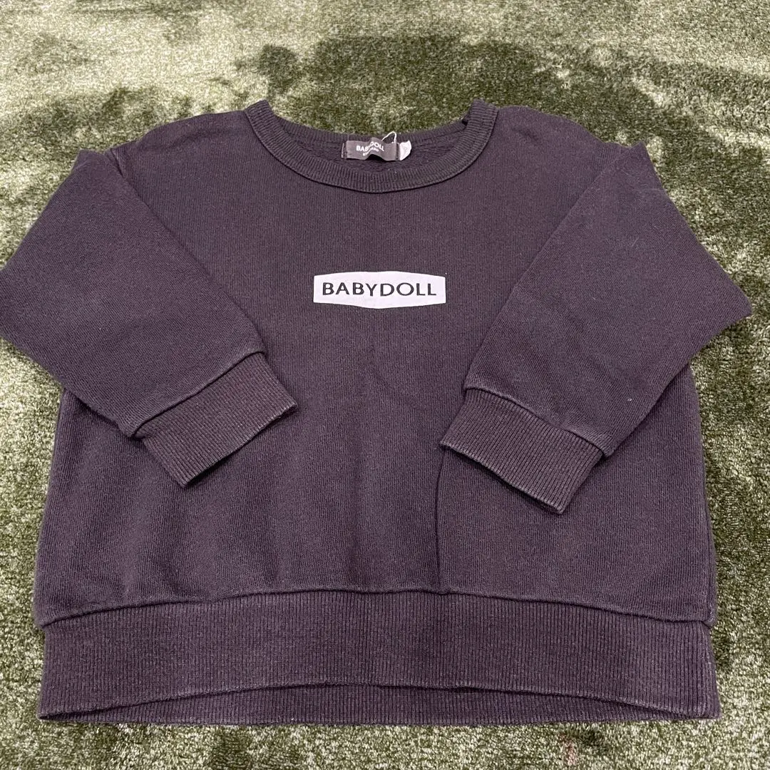 Thumbnail of Baby doll sweatshirt, long sleeves, size 90