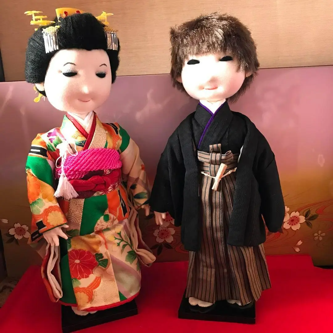 市松人形 抱き人形 創作人形 布貼りハンドメイド 有名作家 島村龍児作 創作人形 日本人形 市松人形 抱き人形