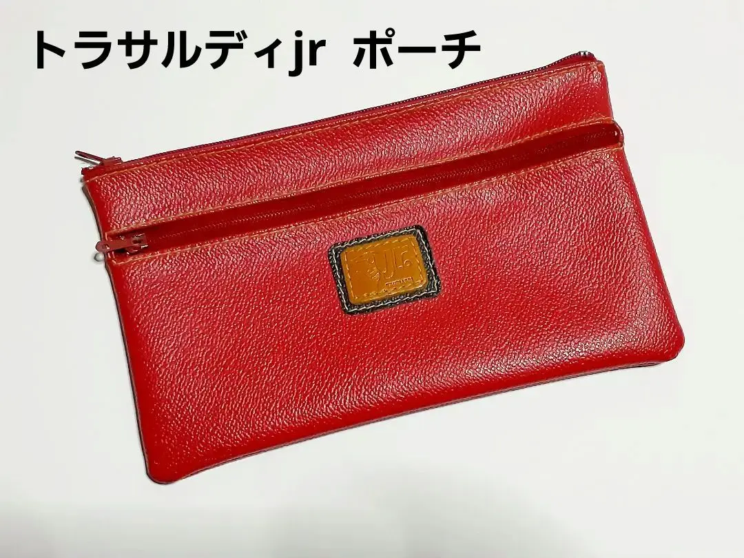 [未使用］トラサルディ 長財布 TRUSSARDI JEANS 赤 2025年最新】TRUSSARDI 長財布の人気アイテム - メルカリ