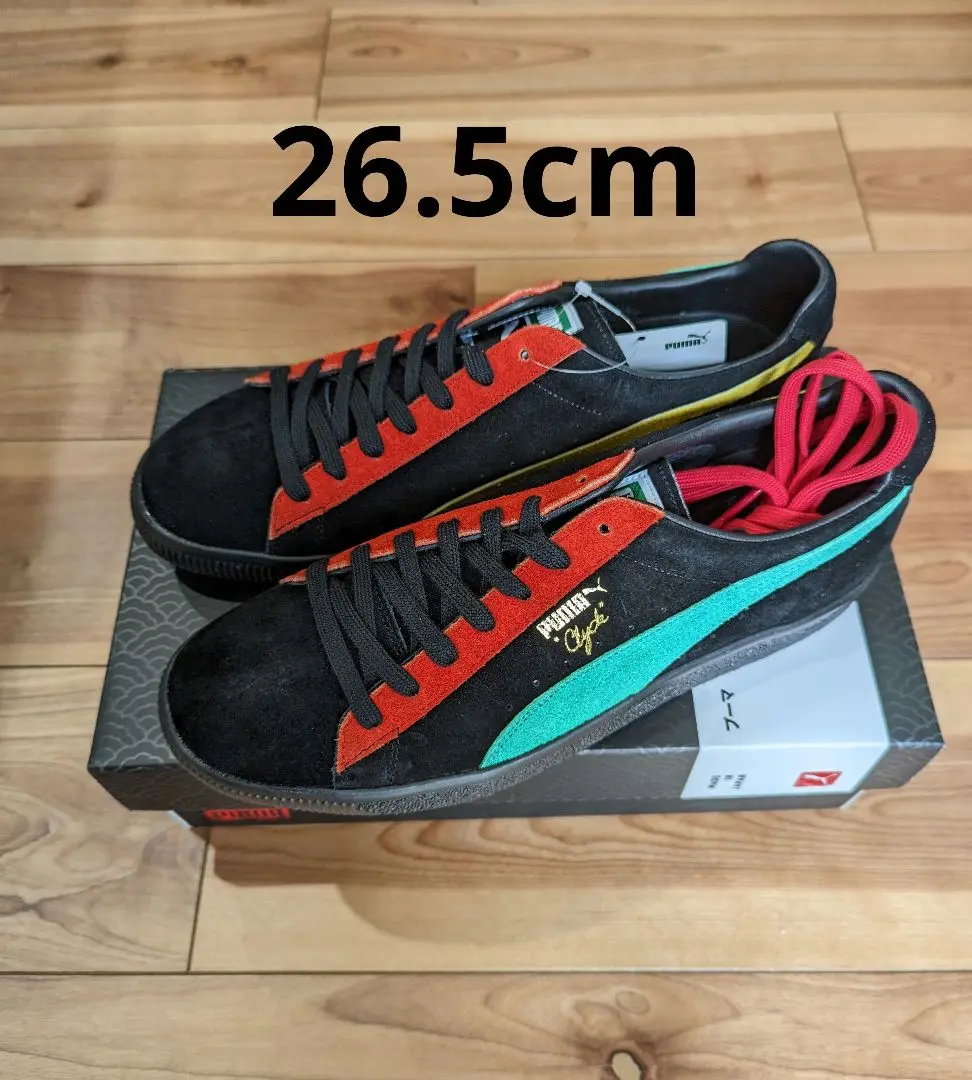 【美品】PUMA CLYDE MIJ RC GS 日本製 スエード ブラック m10322740515_1.jpg?1722648474