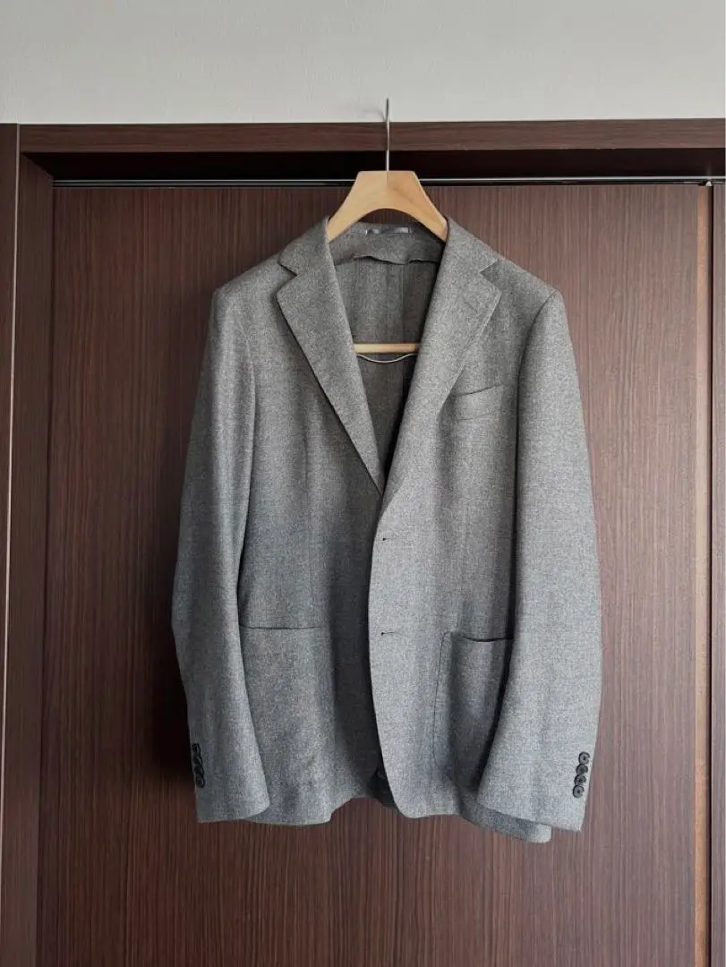 Thumbnail of Tailored Jacket 44 Gray Loro Piana Silk/Cashmere Blend