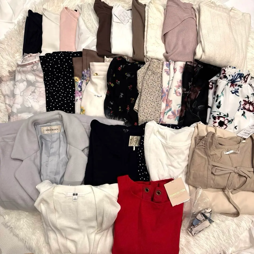 ♡成熟甜美♡ 女裝 促銷組合 25件 美人百花系 大量 的縮圖
