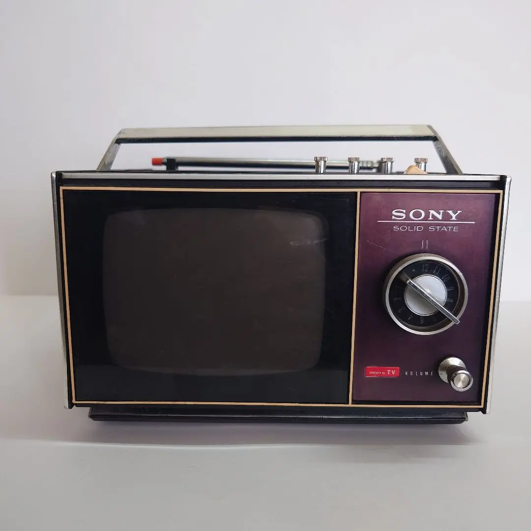 ソニー　トランジスターテレビジョン SONY, TV-7G (1976) - テレビ修理-頑固親父の修理日記