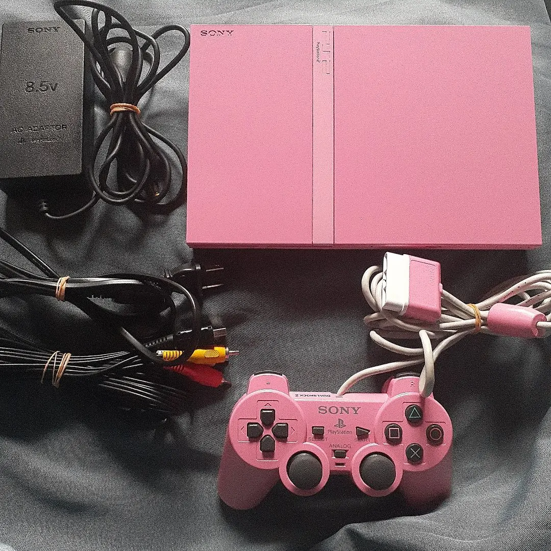 ✨完動品✨レンズ交換メンテ済✨PS2 SCPH77000PK 本体 薄型 ピンク ✨完動品✨レンズ交換メンテ済✨PS2 SCPH-77000 本体 薄型 ※81