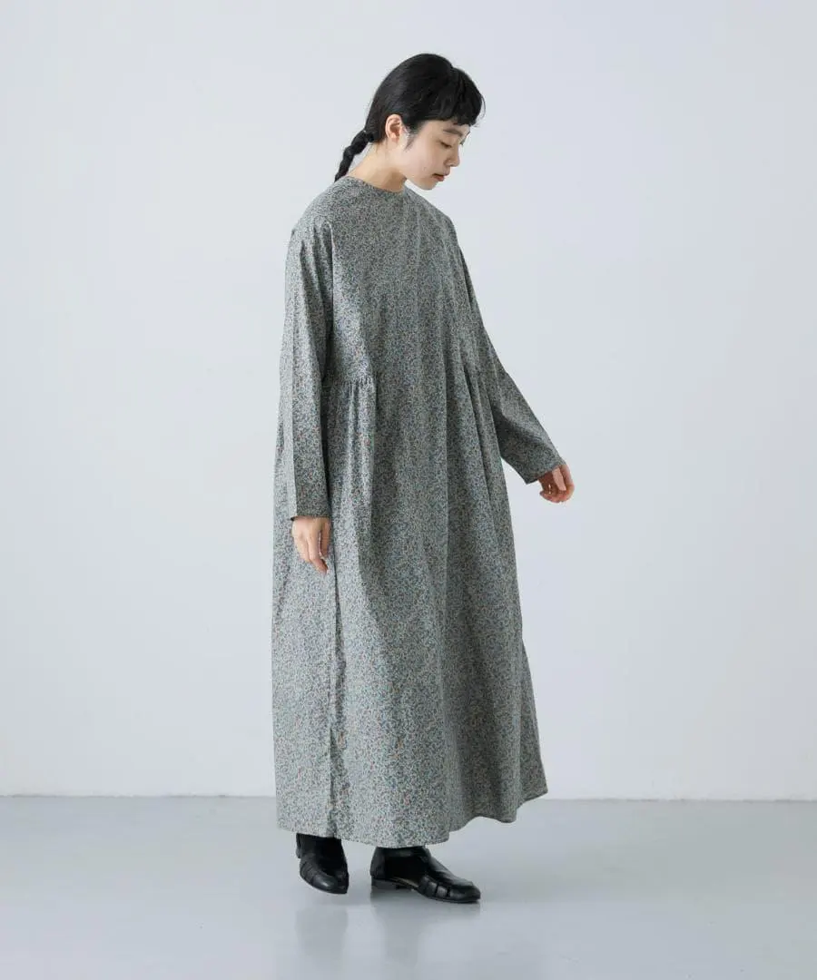 Thumbnail of New ◆ Kagure ◆ Cotton Floral 2-Way Dress 《BLUE GRAY》