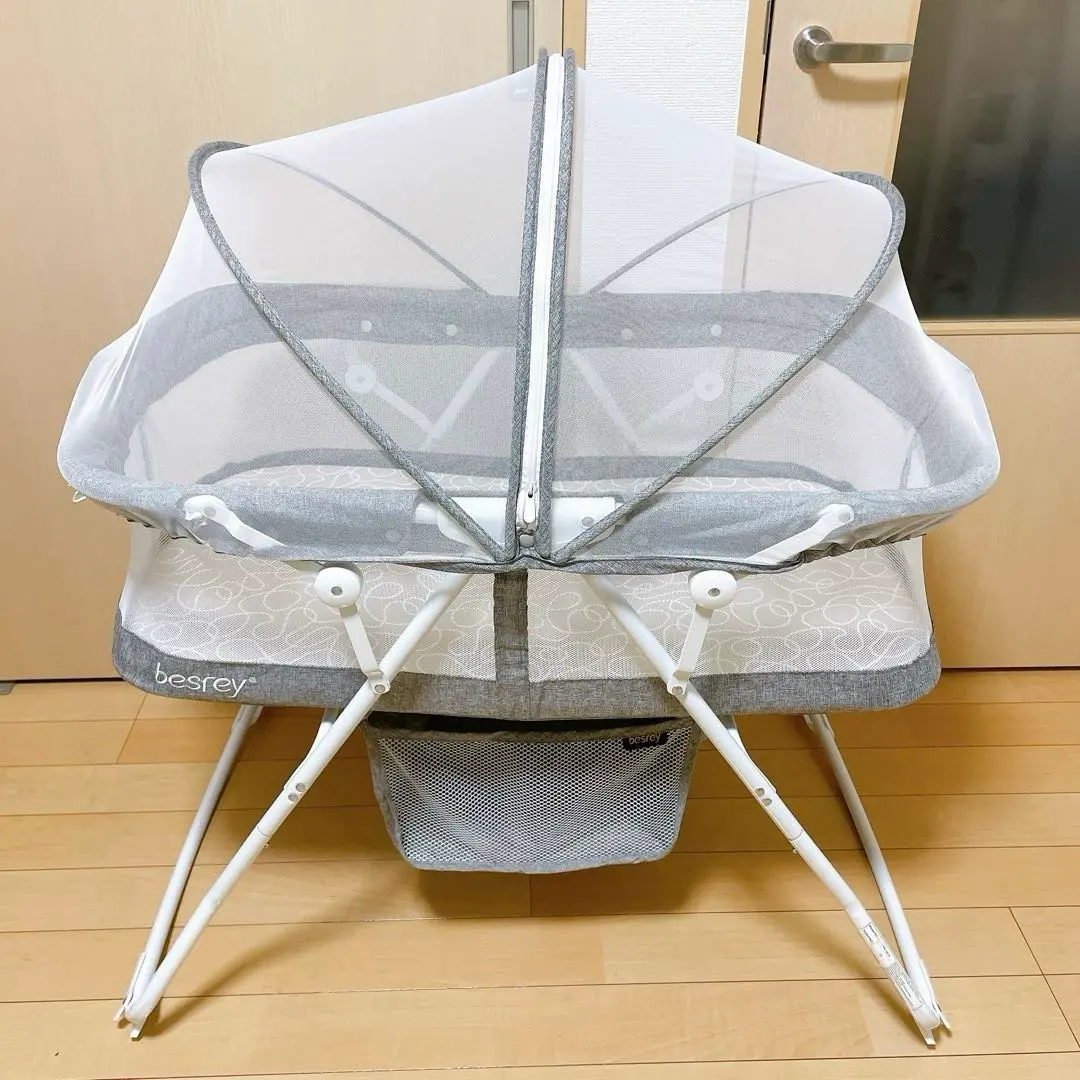 ★mai maiさま専用★ besrey ベビーベッド クーファン 折りたたみ式 Amazon.co.jp: besrey ベビーベッド ベビーベット 折りたたみ式