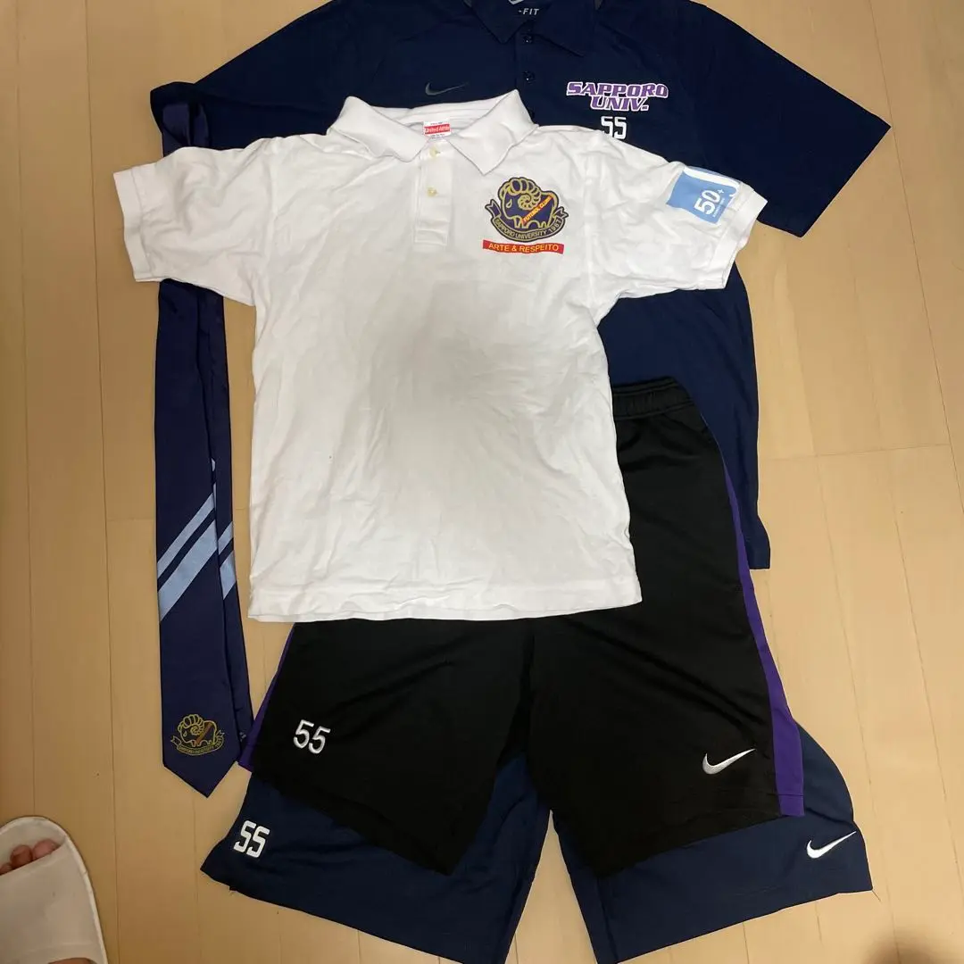 札幌大学　サッカー部　ユニフォーム上下セット 札幌大学サッカー部 ユニフォーム 上下