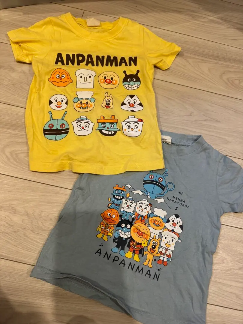 Thumbnail of Donburiman Trio, Dadandan, Anpanman T-shirt 2-piece set, short sleeves