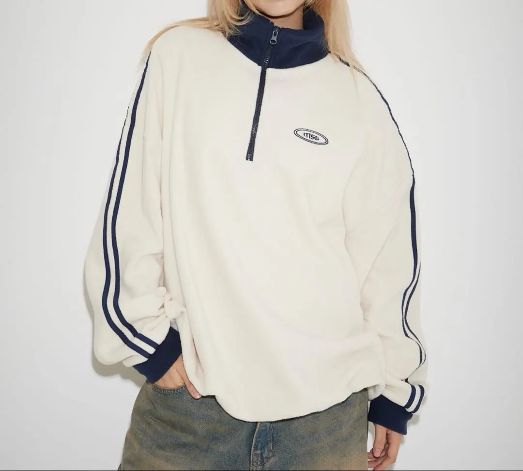 Thumbnail of 【MSG / New】 Oversized Half-Zip Sweatshirt Fleece