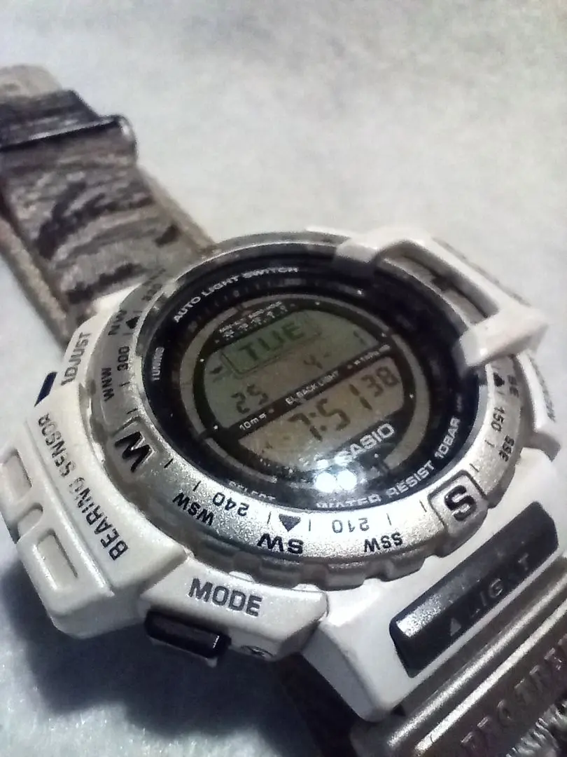 【未使用】CASIO【PRO TREK Ley】WWF コラボ カシオ プロトレック WWF コラボ PRL-20WVJ-2T ブルー
