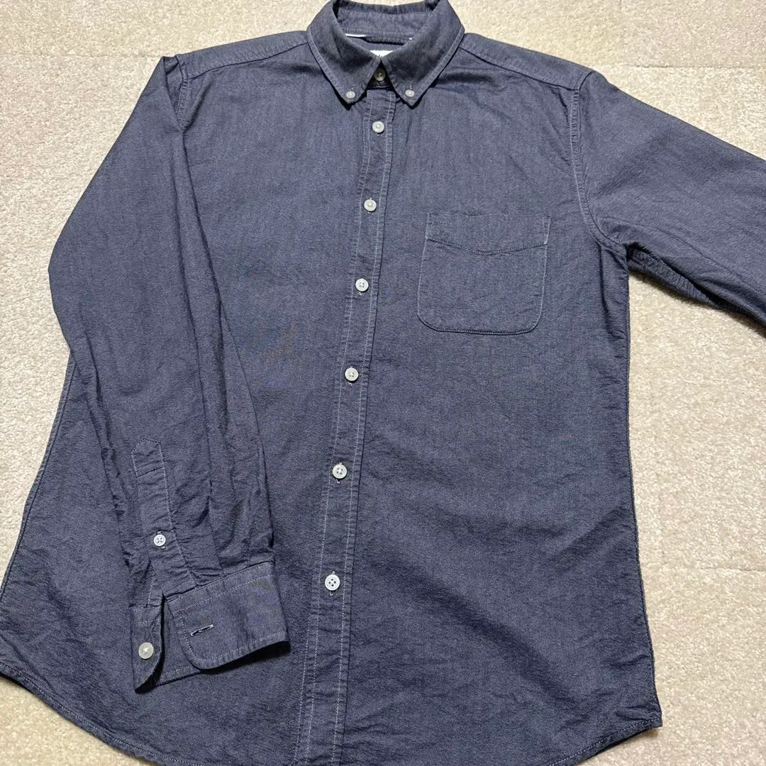 Thumbnail of Ika Dark Blue Button-down Shirt, Size M