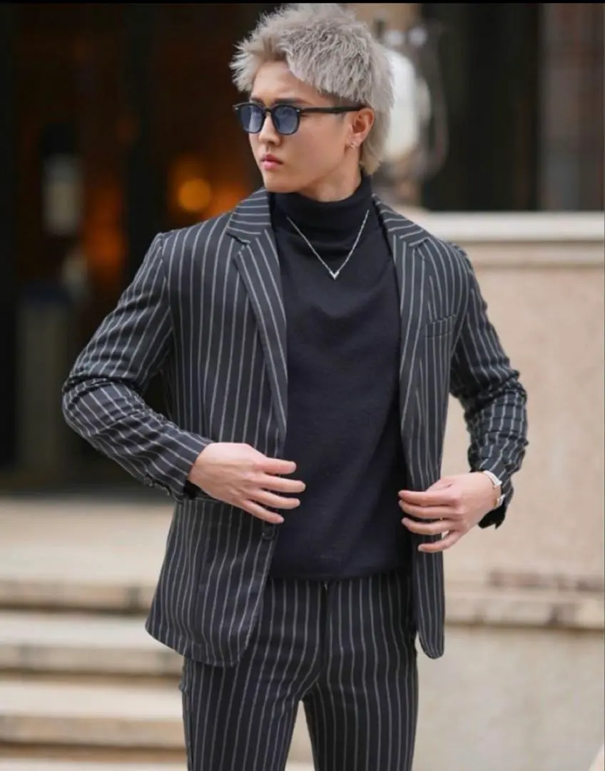 ベリンダスーツ ベリンダLUXURY STRIPE セットアップ（ブラック）