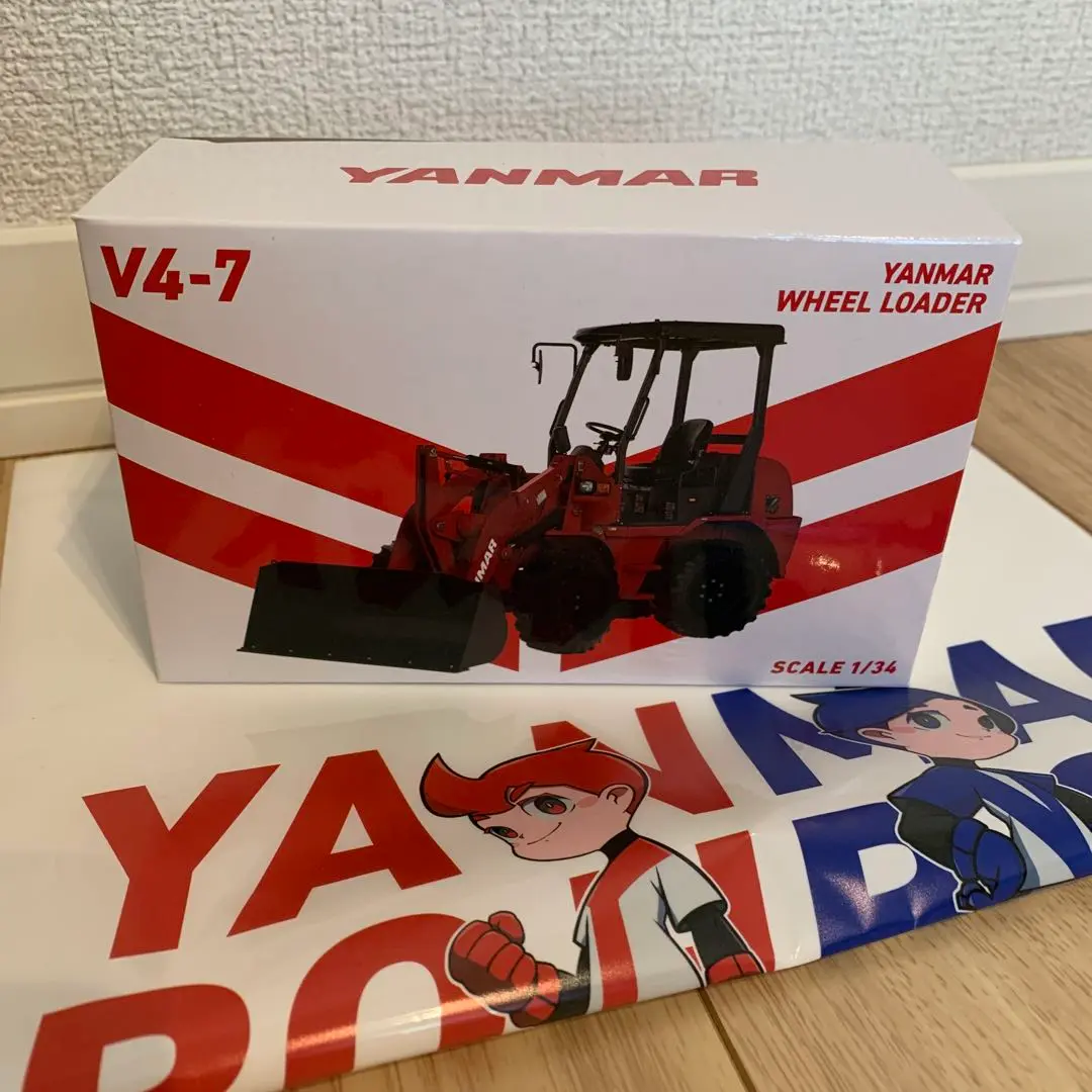 YANMAR/ヤンマー V8ホイールローダー(1/32) ミニチュア ローダー
