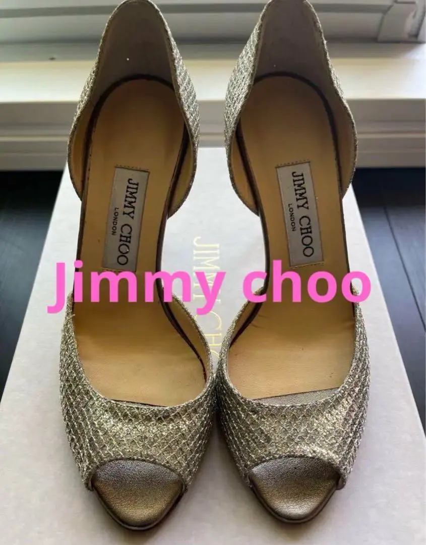 Thumbnail of New JIMMY CHOO Jimmy Choo / High Heels / Champagne Gold