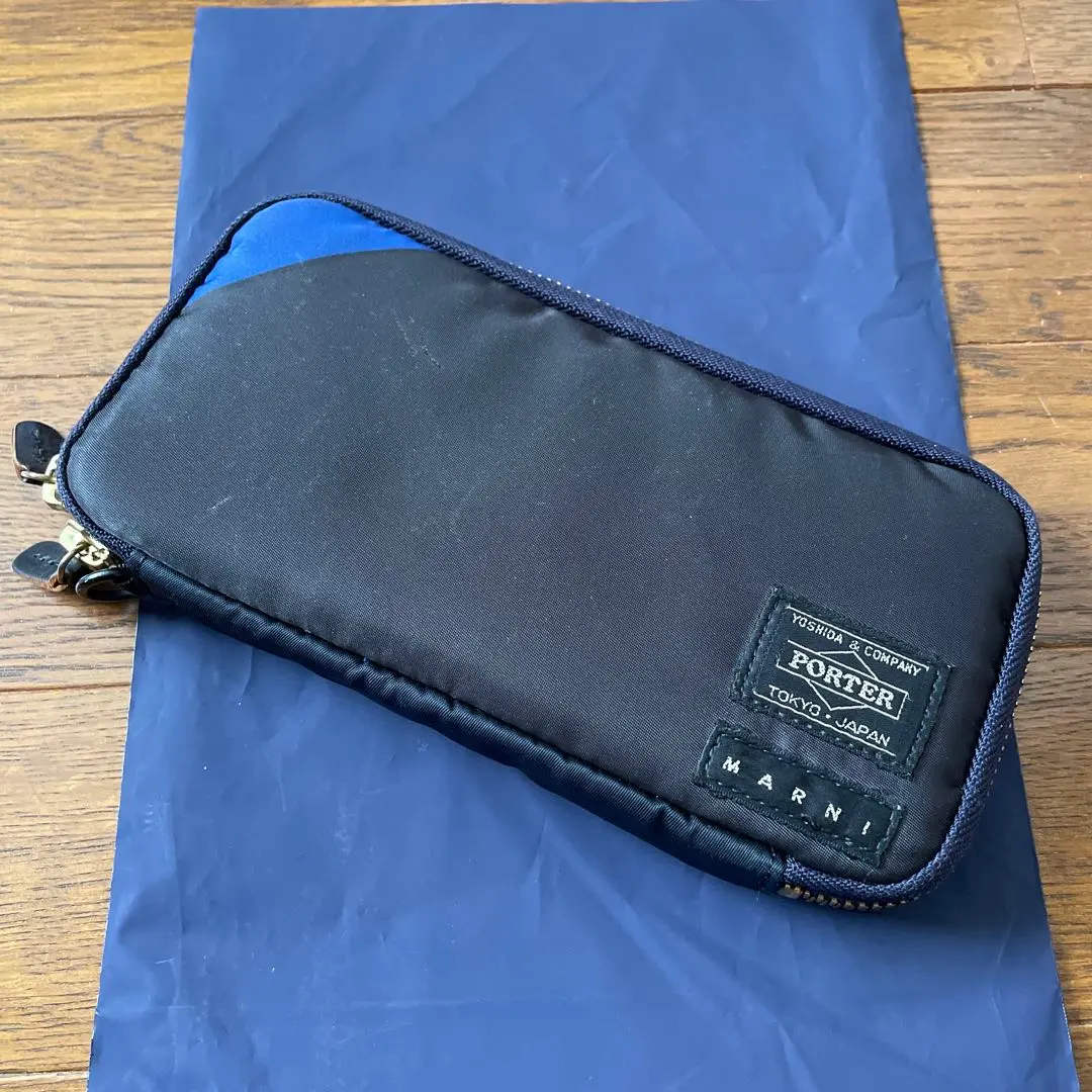 【サク】porter × marni ミニウォレット コインケース MARNI マルニ コイン&カードケース PFMI0007U2 P3572 P5769
