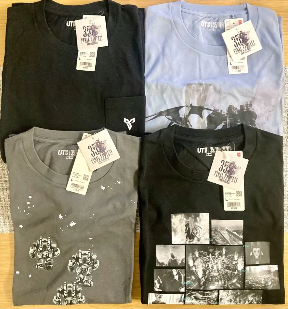 ファイナル・ファンタジーXⅣ 10th Anniversary Tシャツ 10枚 FINAL FANTASY X ビンテージTシャツ XL ファイナルファンタジー