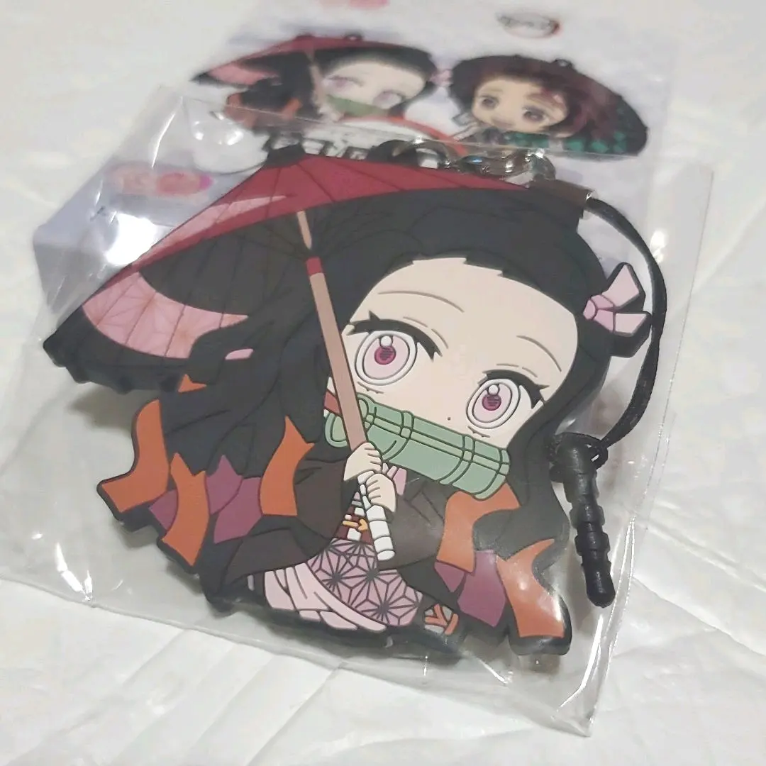 Thumbnail of Kimetsu no Yaiba Petanko Musume Trading Rubber Straps: Japanese Umbrella, New, Unused