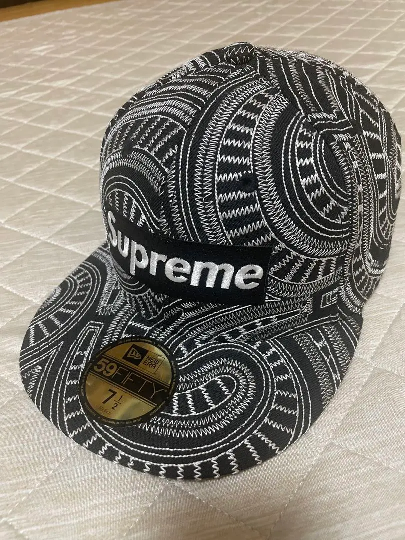 シュプリーム　ニューエラ　モノグラム　7 1/2 Supreme 18SS monogram new era 7-1/2 59 6cm シュプリーム