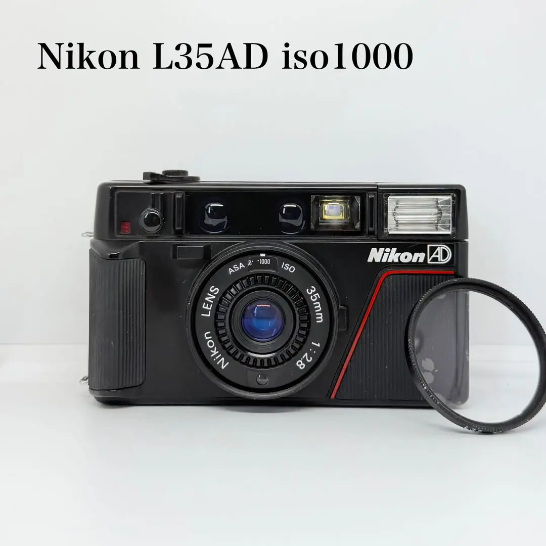 ＊完動品　Nikon L35AF　ISO1000 コンパクトフィルムカメラ 中古】Nikon ニコン L35 AF ISO 1000 コンパクトフィルムカメラ
