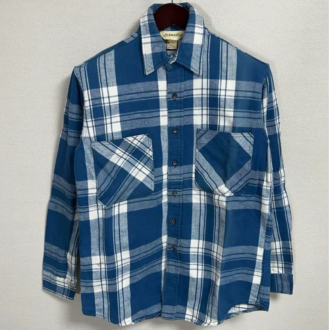 90s ST JOHN'S BAY vtg ネルシャツ ビッグマック ファイブラ 90's ST JOHN'S BAY×BIG MAC Heavy Flannel Shirt 90年代 セント