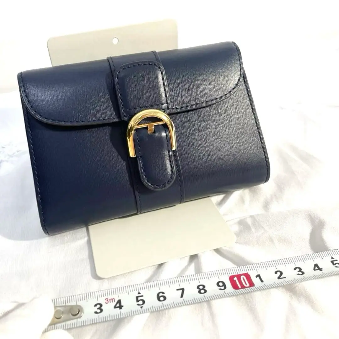 美品！DELVAUX プレッセトライフォールドウォレットミニ財布　三つ折り財布 楽天市場】極美品 デルヴォー プレッセ トライフォールド