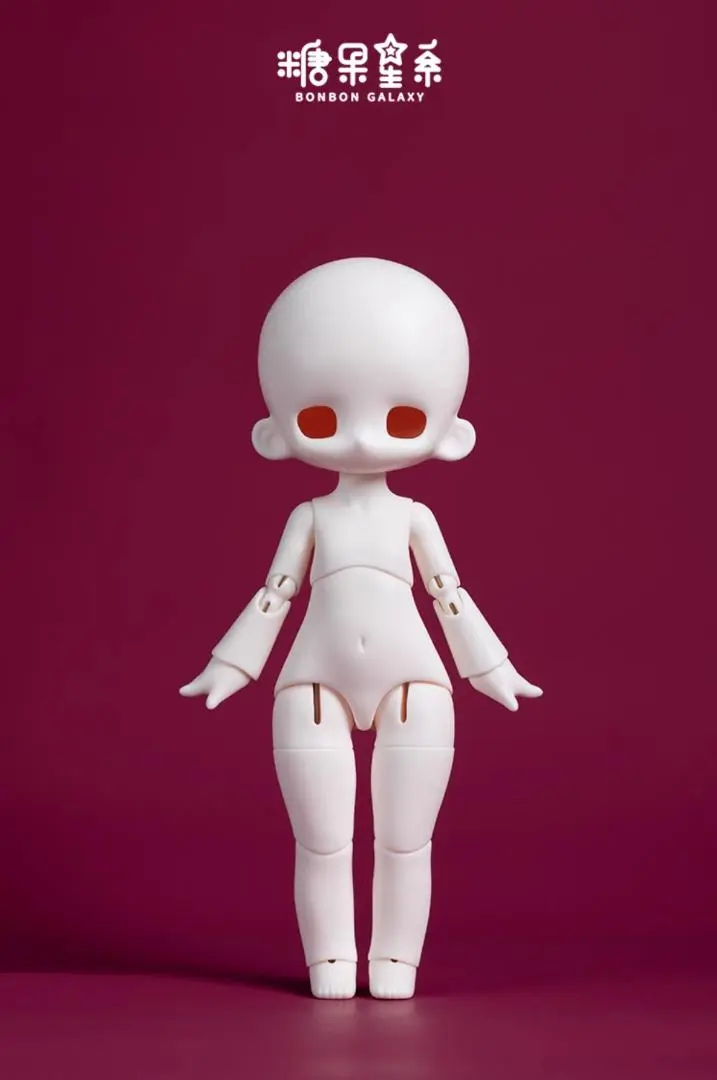 Bonbon Galaxy 糖果星系 マーメイドドール シャチ 可動BJDドールフルセット シャチ人魚 1/12サイズ 可動人形 14cm