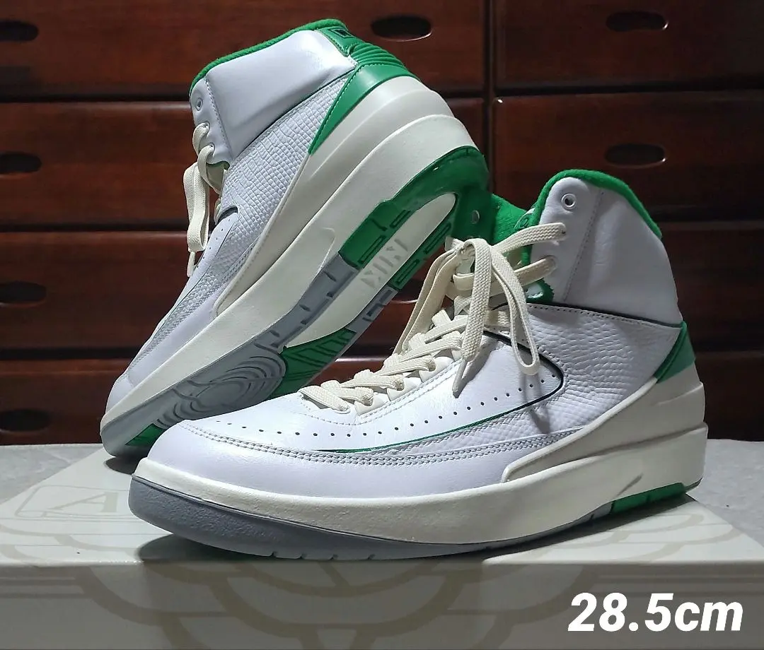 s..  AIRJORDAN2エアジョーダン2レトロラッキーグリーン箱無 2/3発売｜Nike Air Jordan 2 Retro 