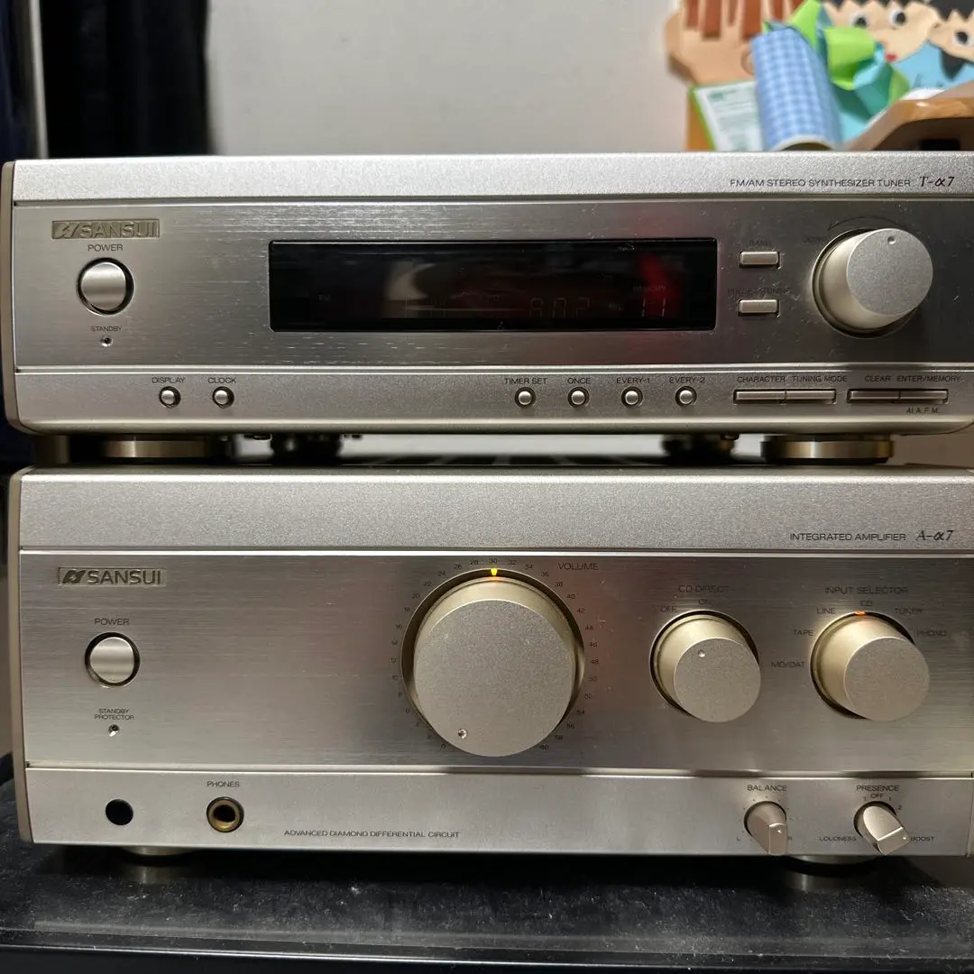 ◇ＳＡＮＳＵＩ　Ａ－α７　【動作品　美品】◇ ◇SANSUI A－α7 【動作品 美品】◇