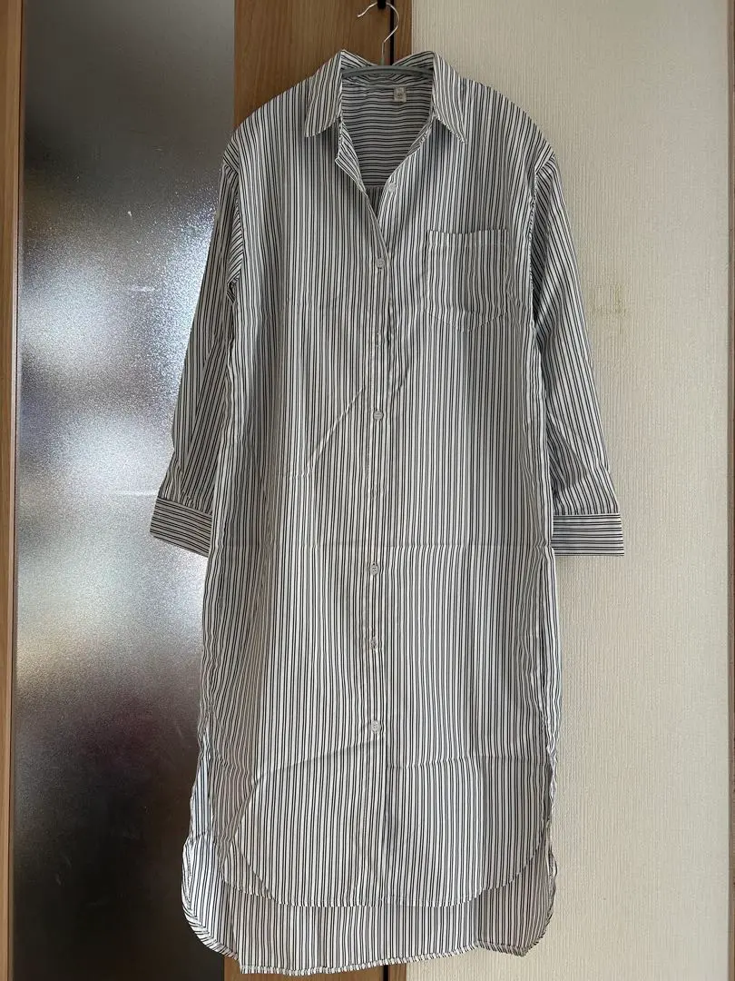 Thumbnail of Striped Shirt Dress, Size S