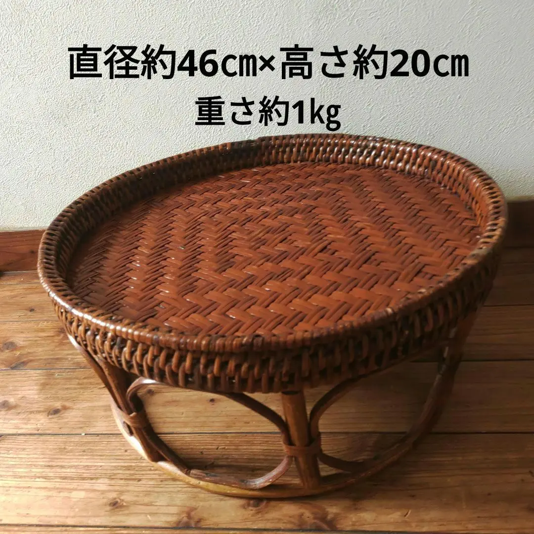 コースター追加【未使用】タイ カントークテーブル　アジアン雑貨 タイ》カントークテーブル waveタイ風ちゃぶ台｜ラフエイジア